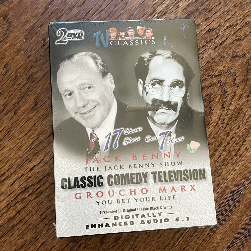 Classic Comedy TV The Jack Benny Show & Groucho Marx You Bet Your Life SEALED